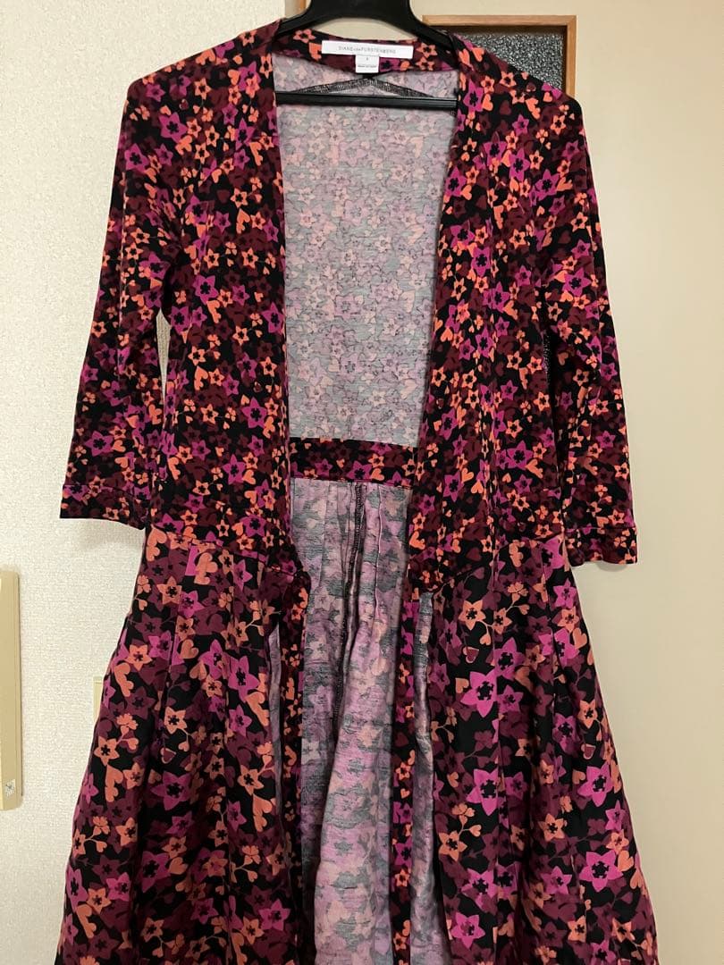 DIANE VON FURSTENBERG 花柄 ラップワンピースの写真6枚目