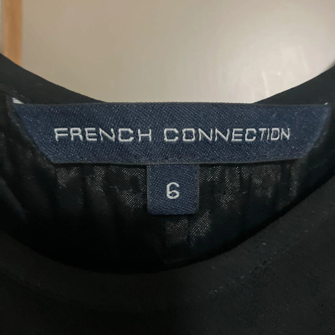 FRENCH CONNECTION ティアードワンピース ブラックの写真2枚目