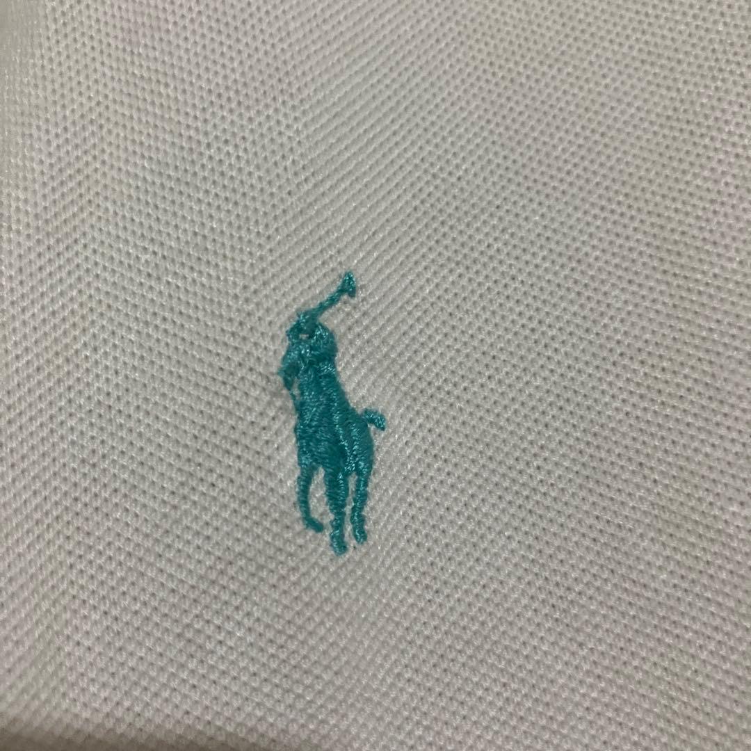 RALPH LAUREN ラップポロシャツ ホワイト Mの写真6枚目