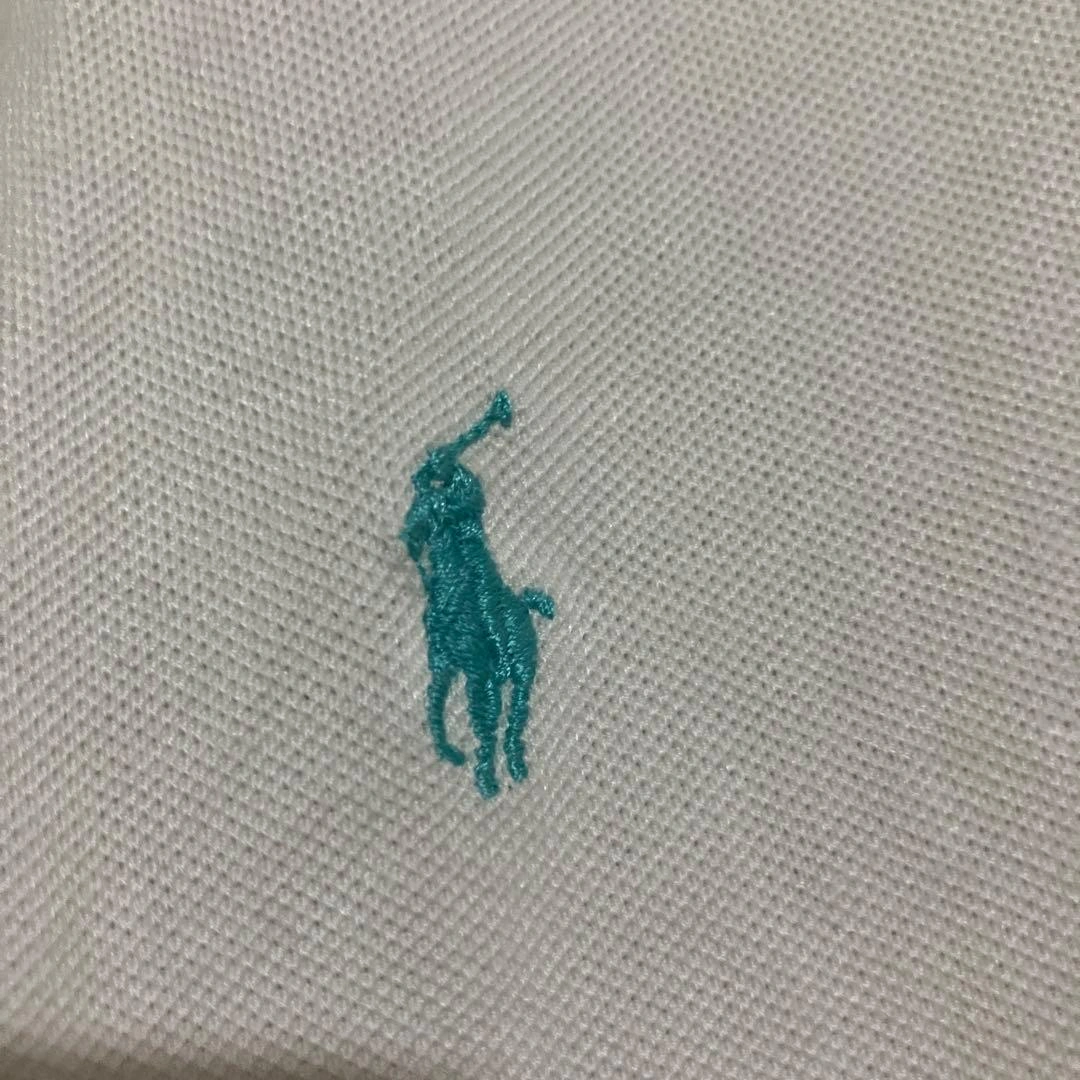RALPH LAUREN ラップポロシャツ ホワイト Mの写真6枚目