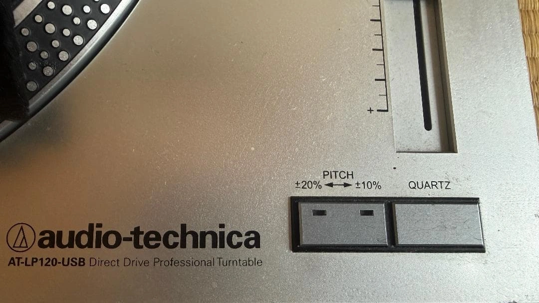 audio-technica AT-LP120-USB ターンテーブル 針付きの写真3枚目