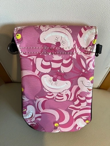 【新品・未使用】チェシャ猫 スマホポーチ/ショルダーポーチ ピンク 1,000円の写真4枚目