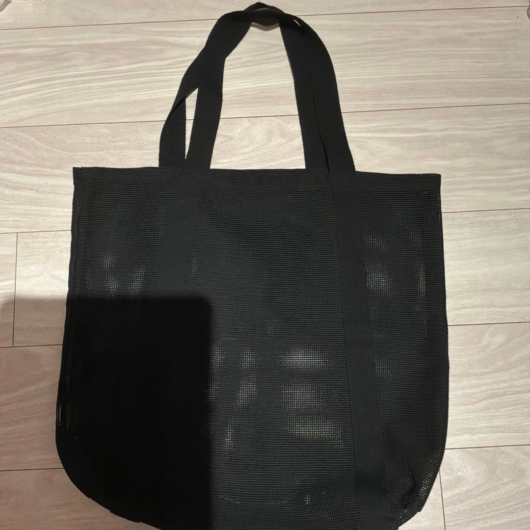 IKEA メッシュ トートバッグ ブラック