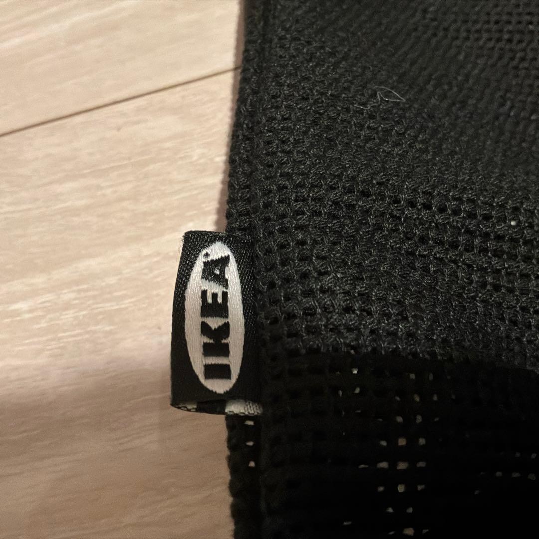 IKEA メッシュ トートバッグ ブラックの写真3枚目