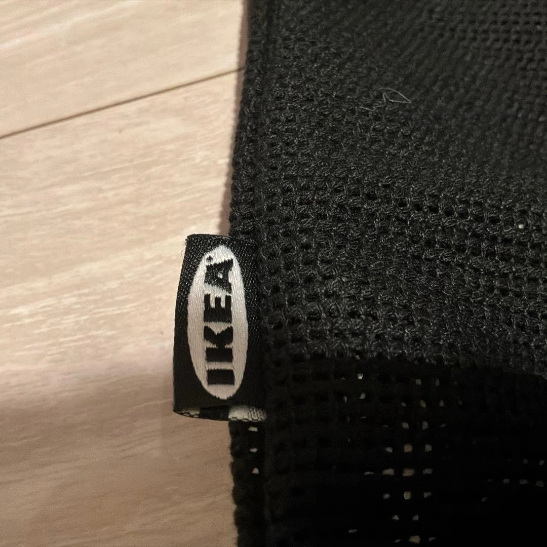 IKEA メッシュ トートバッグ ブラックの写真3枚目