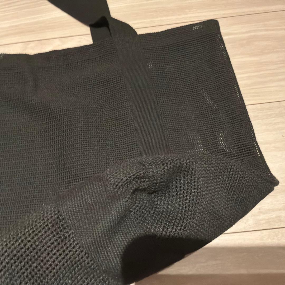 IKEA メッシュ トートバッグ ブラックの写真6枚目