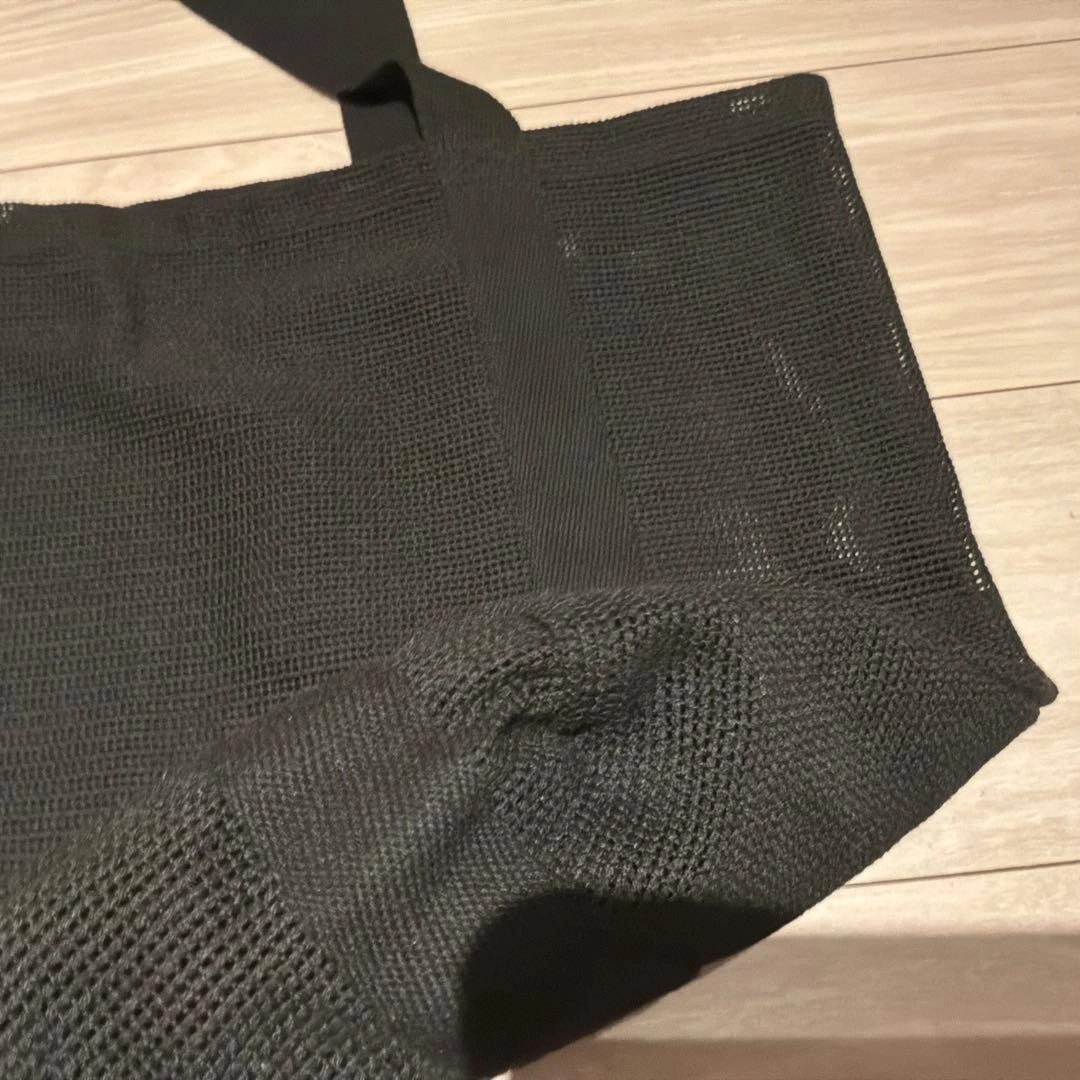 IKEA メッシュ トートバッグ ブラックの写真6枚目