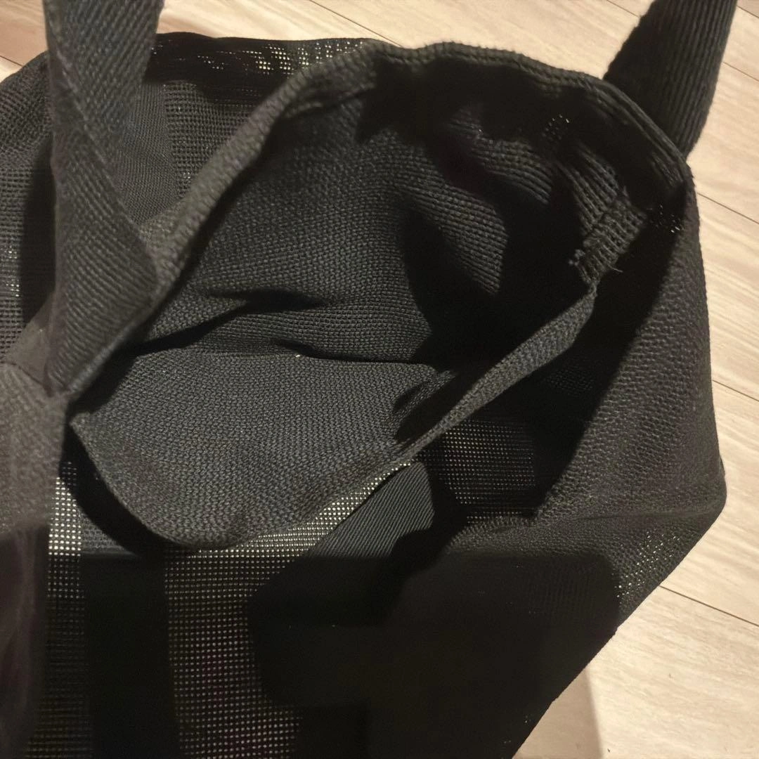 IKEA メッシュ トートバッグ ブラックの写真7枚目