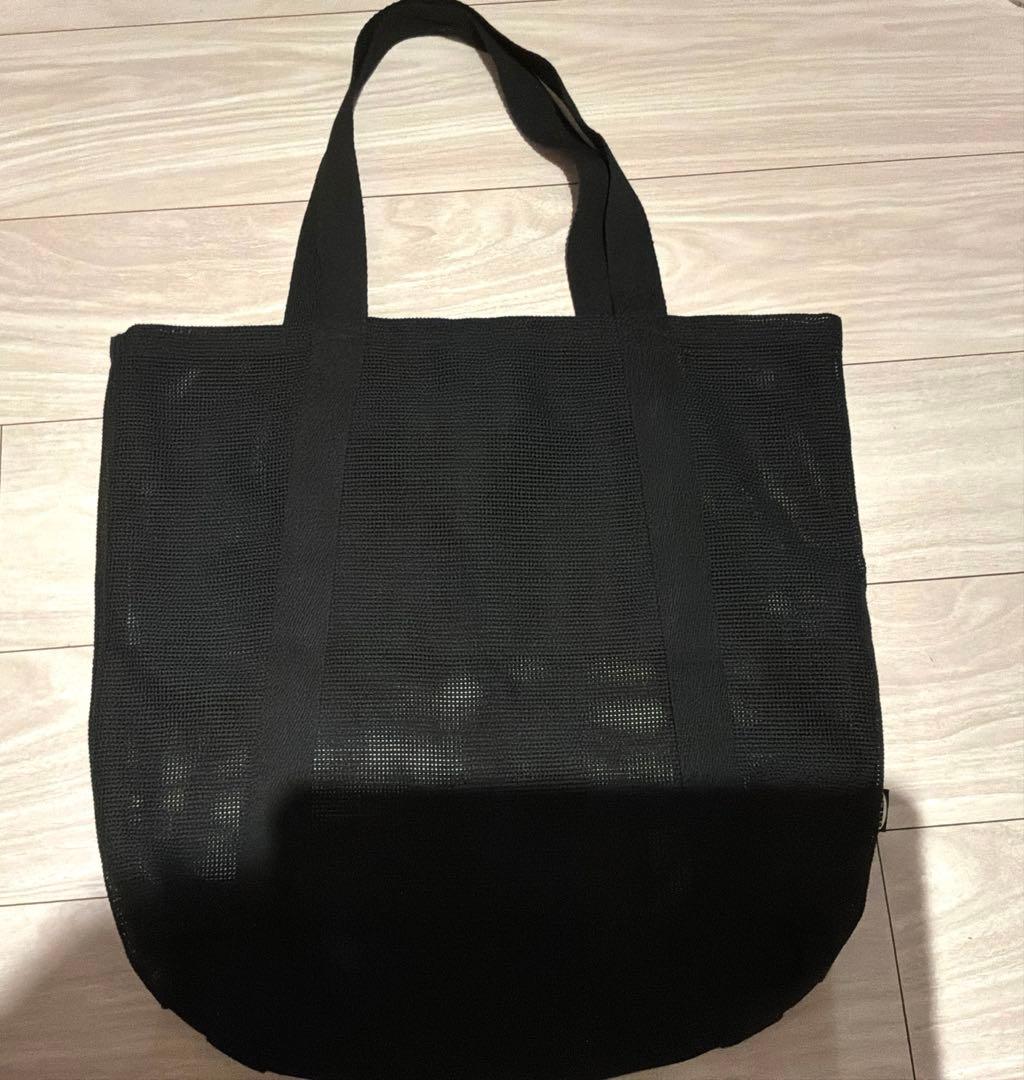 IKEA メッシュ トートバッグ ブラックの写真10枚目