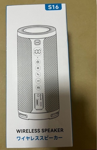 新品未使用 S16 ワイヤレスBluetoothスピーカー LEDライト付き 高音質の写真2枚目