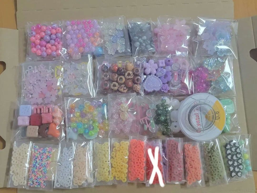 ハンドメイド ビーズ デコパーツ まとめ売り 素材 大量