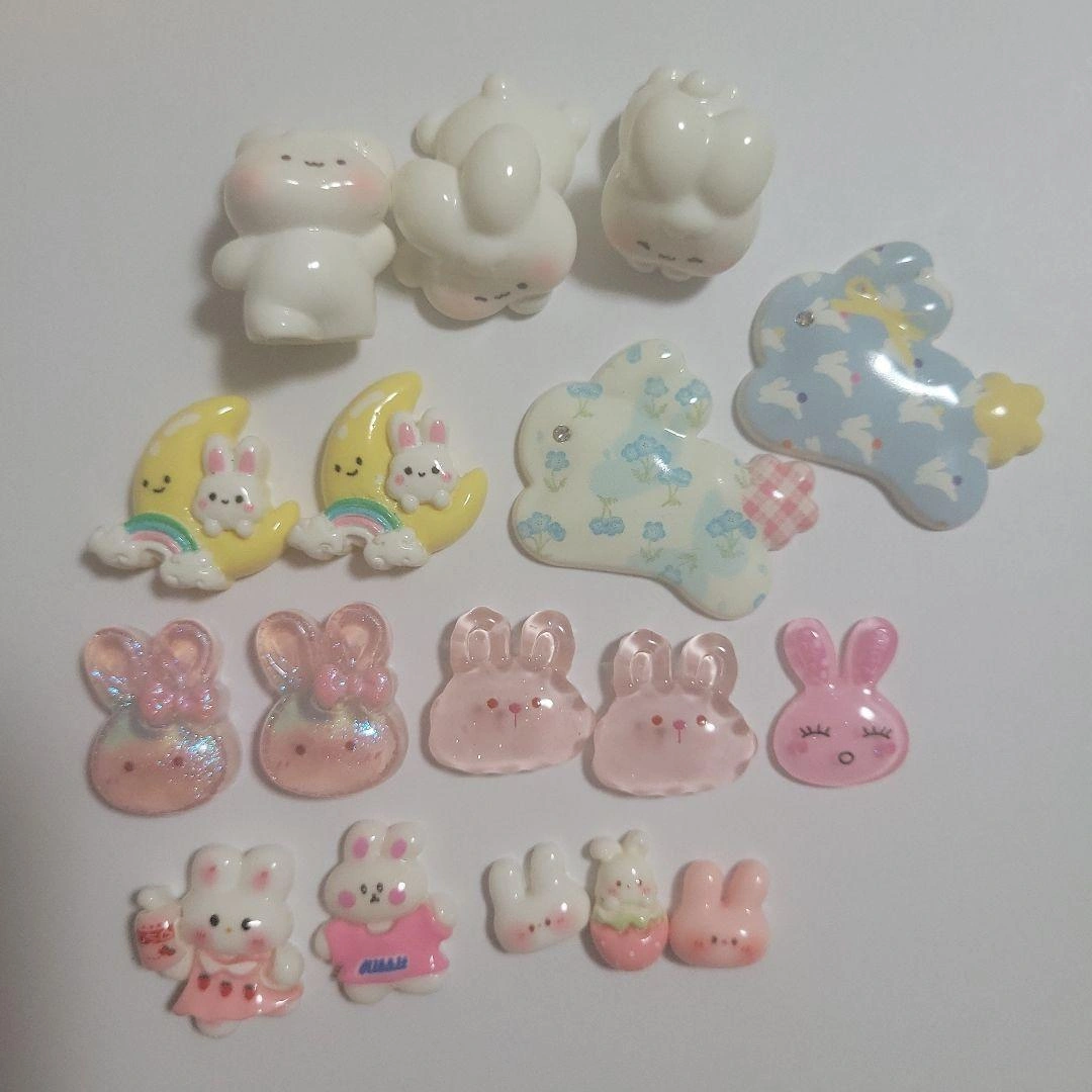 デコパーツ まとめ売り うさぎ ハンドメイド