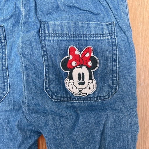 GAP ディズニー ミニー デニムパンツ 80 パンツ ズボン ワイドパンツの写真2枚目