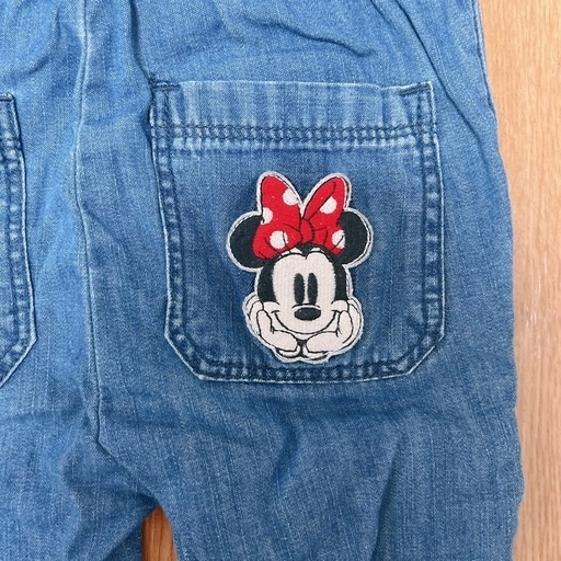 GAP ディズニー ミニー デニムパンツ 80 パンツ ズボン ワイドパンツの写真2枚目