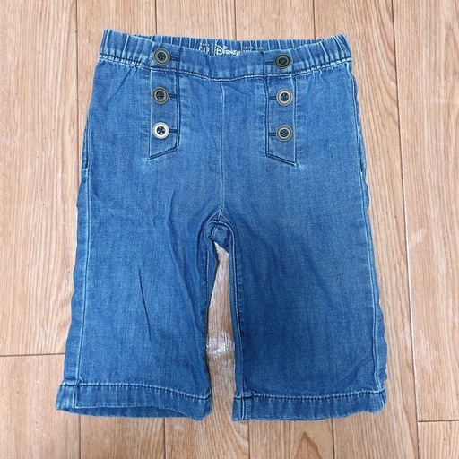 GAP ディズニー ミニー デニムパンツ 80 パンツ ズボン ワイドパンツの写真3枚目