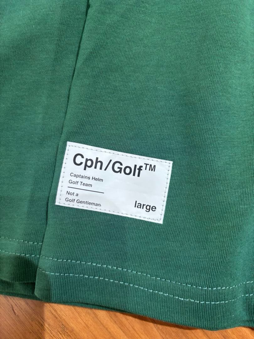 Cph/Golf 半袖Tシャツ グリーン Lの写真3枚目