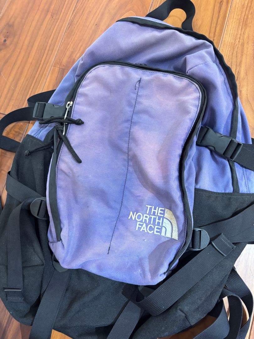THE NORTH FACE バックパック パープル ブラックの写真3枚目