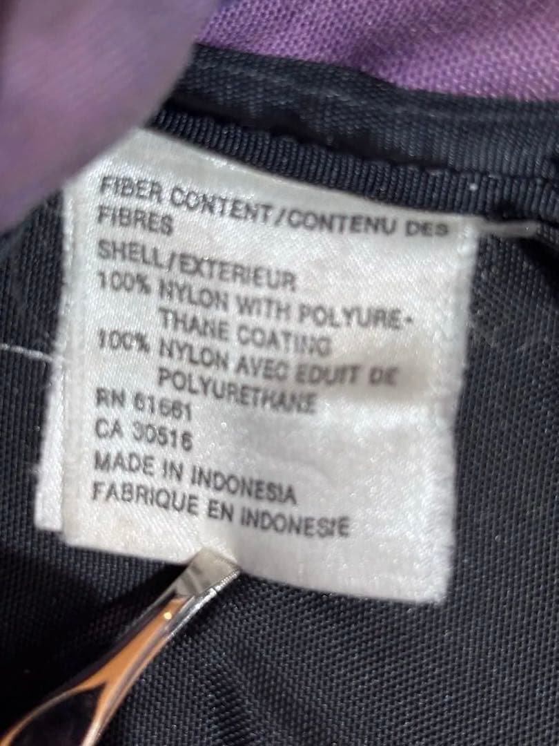THE NORTH FACE バックパック パープル ブラックの写真4枚目