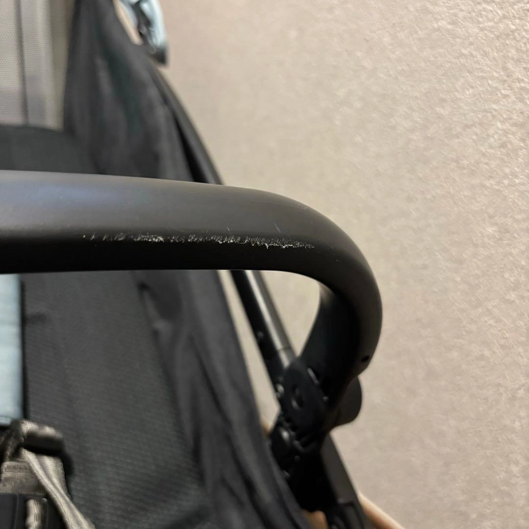 【純正レインカバー&シートライナー付】Aprica Viit シルバーグリーンの写真6枚目