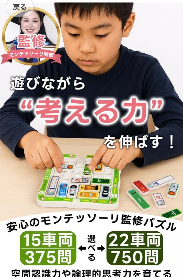 モンテッソーリ パズルゲーム 375問の写真2枚目