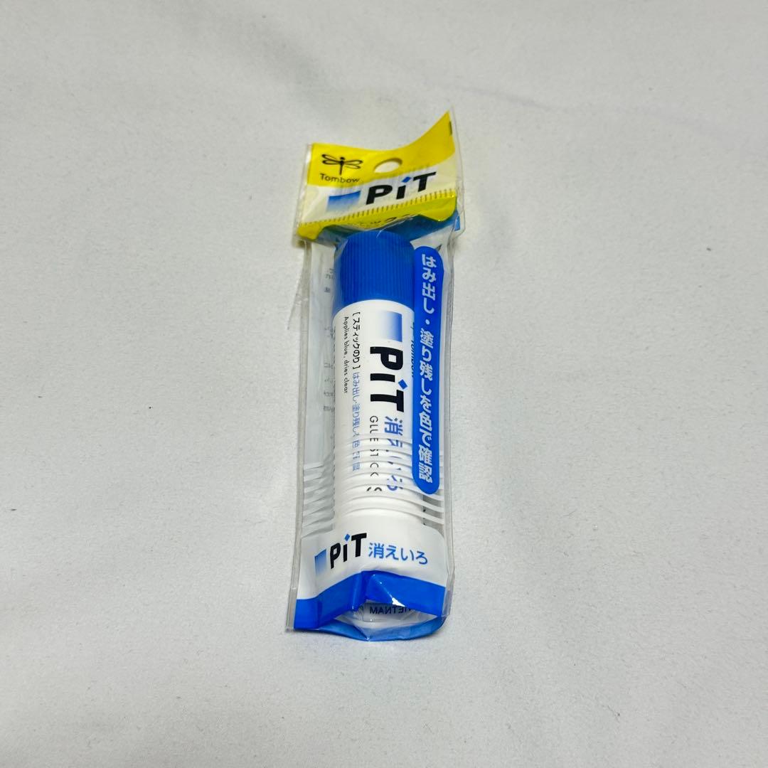 PIT 消えるスティックのり 青
