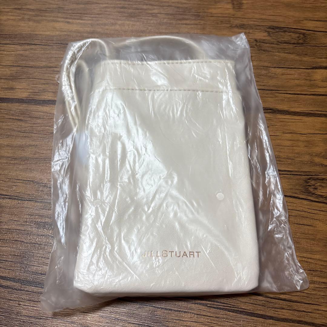 JILLSTUART レザー調マルチポシェット 新品 ゼクシィ付録 白 ホワイト