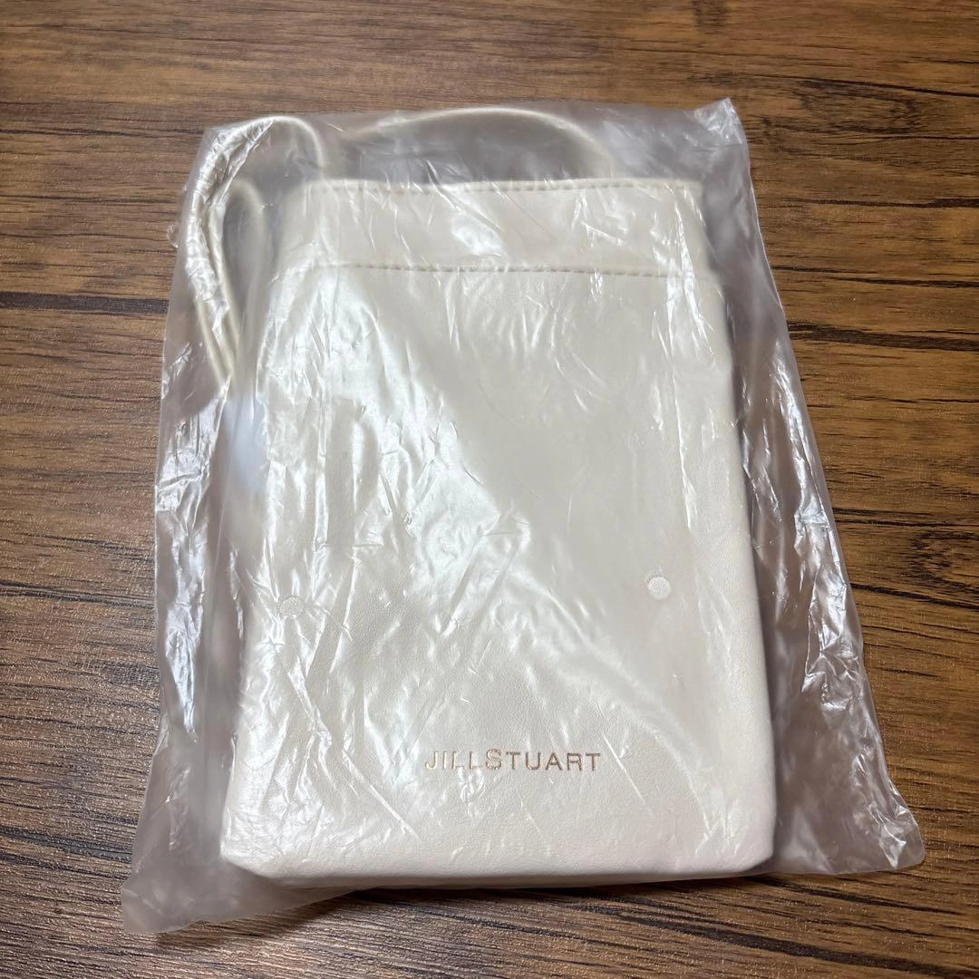 JILLSTUART レザー調マルチポシェット 新品 ゼクシィ付録 白 ホワイト