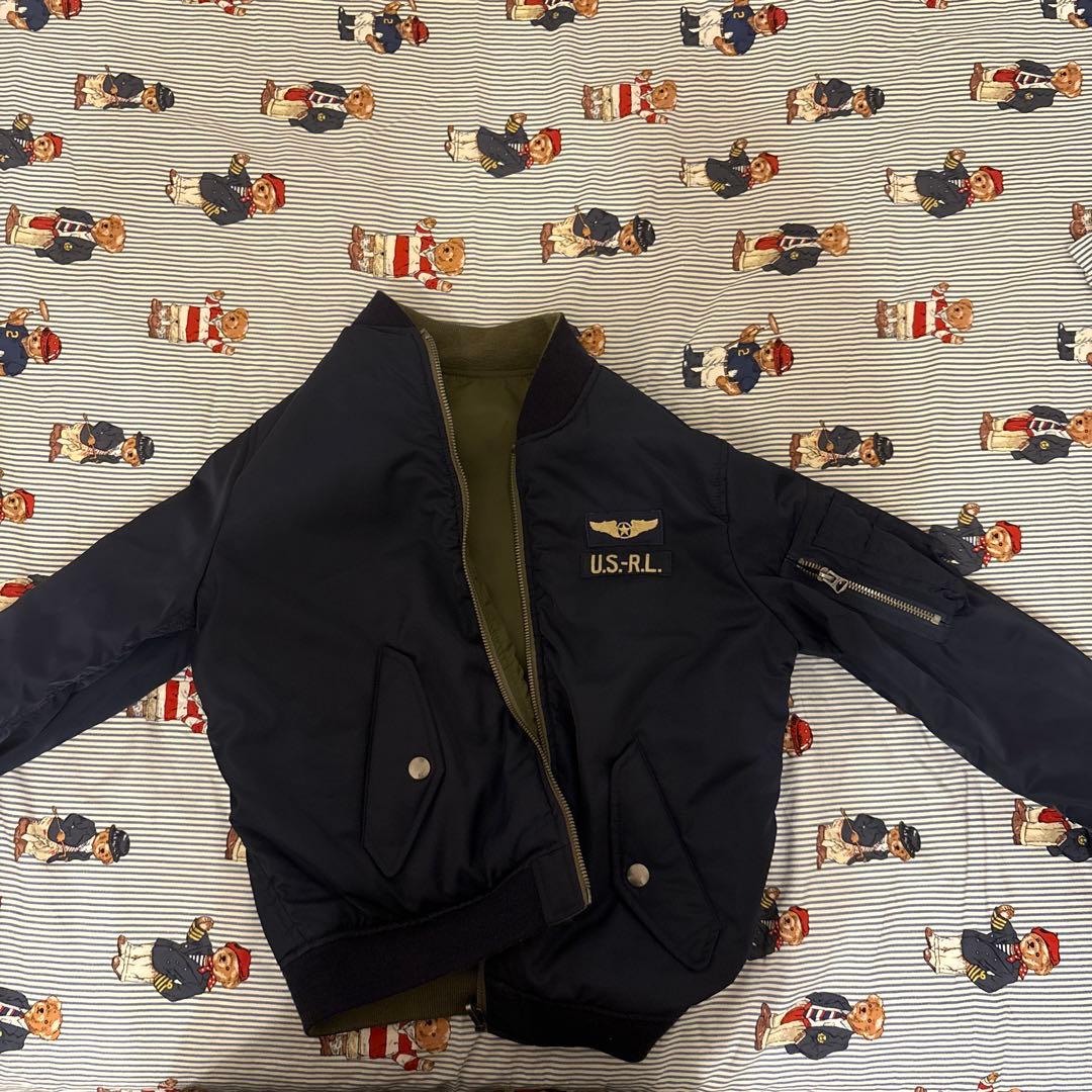 ちょいレアキッズPolo Ralph Lauren リバーシブル MA-1の写真3枚目