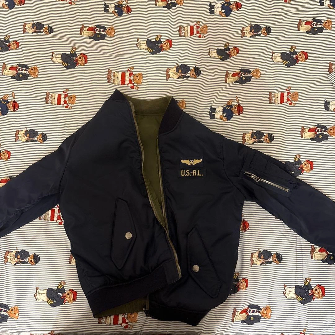 ちょいレアキッズPolo Ralph Lauren リバーシブル MA-1の写真3枚目