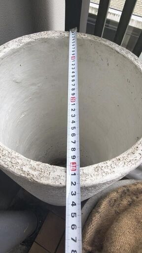石調 大型鉢カバー プランターカバー(約15kg) 観葉植物 大鉢 ストーン