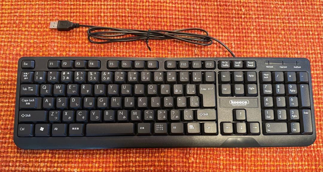 keeece 有線キーボード USB接続 本体