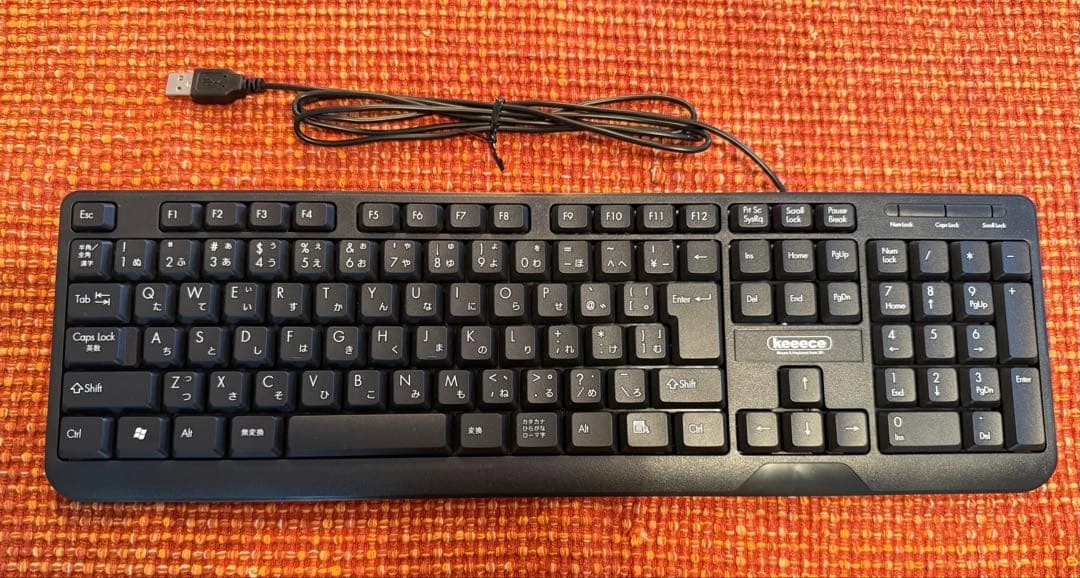 keeece 有線キーボード USB接続 本体