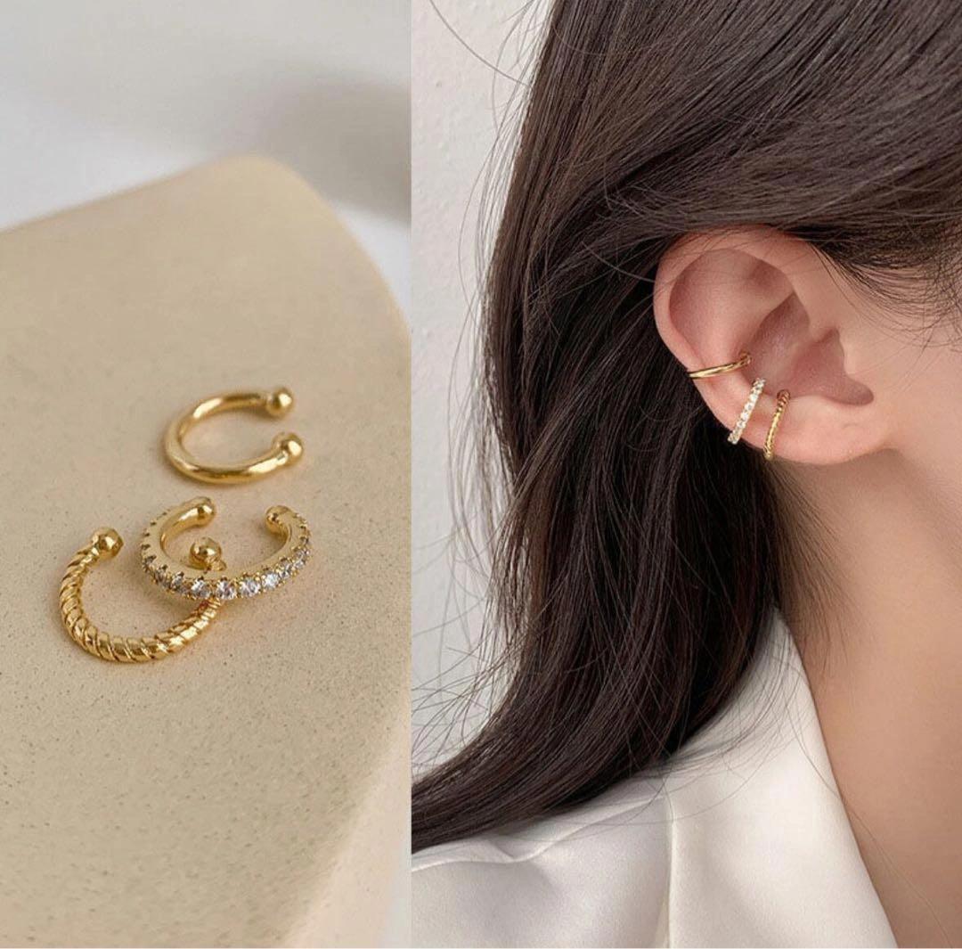 【新品・未使用】Design ear cuff(3 pcs / 1 set)の写真3枚目