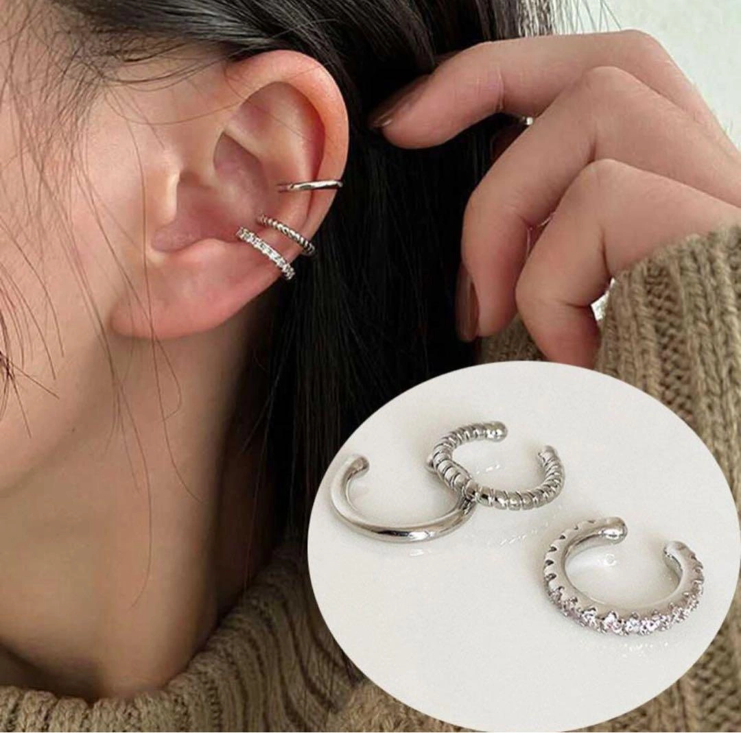 【新品・未使用】Design ear cuff(3 pcs / 1 set)の写真4枚目