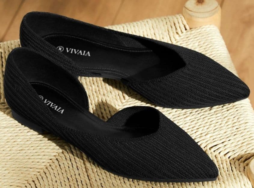 VIVAIA Melia 2.0 ポインテッドトゥ Vカット フラット 39.5