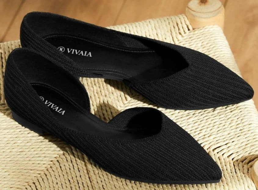VIVAIA Melia 2.0 ポインテッドトゥ Vカット フラット 39.5