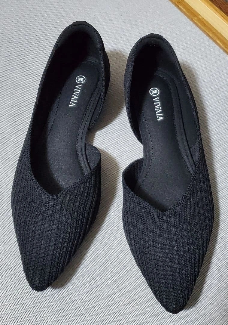 VIVAIA Melia 2.0 ポインテッドトゥ Vカット フラット 39.5の写真2枚目