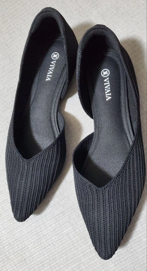 VIVAIA Melia 2.0 ポインテッドトゥ Vカット フラット 39.5の写真3枚目