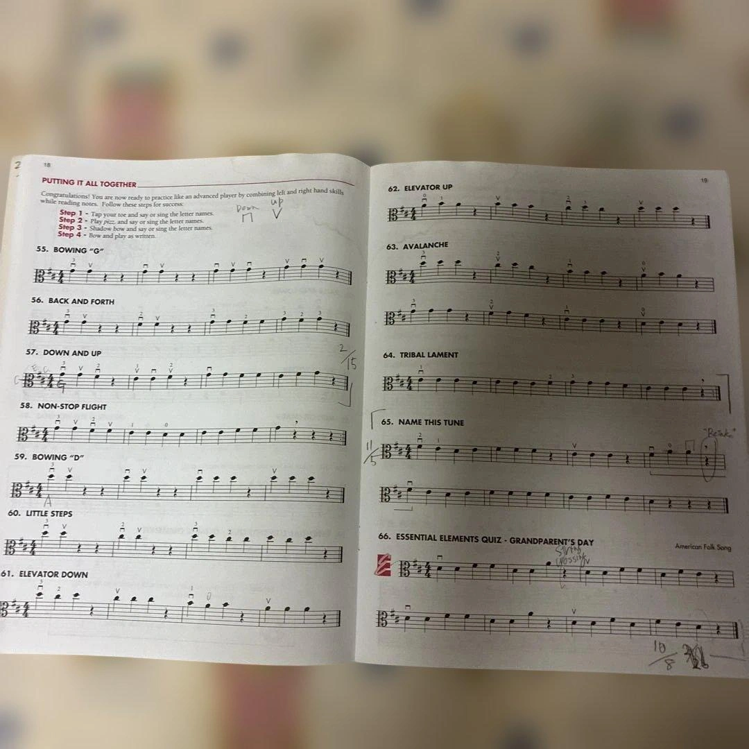 Essential Elements for Strings Viola 1の写真4枚目