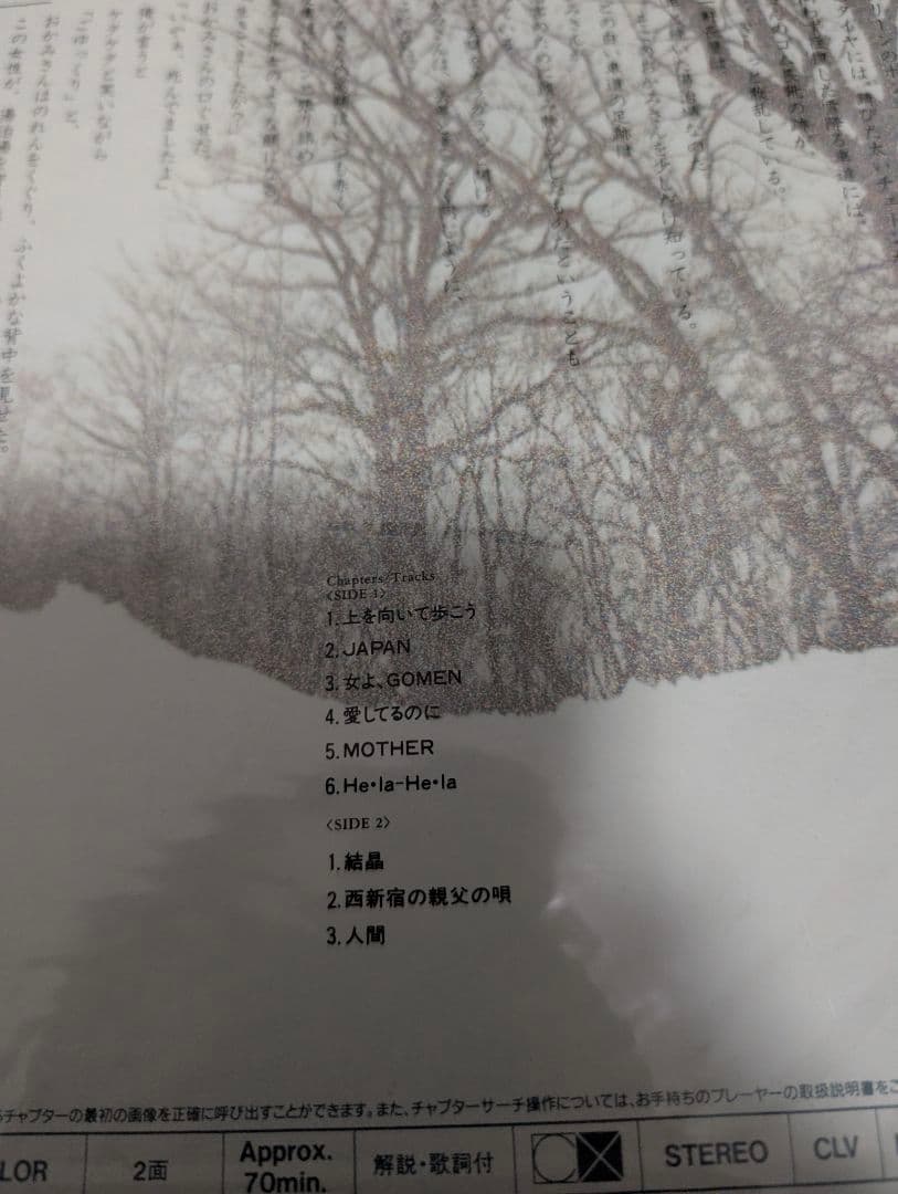 長渕剛 レーザーディスク 2枚セットの写真6枚目