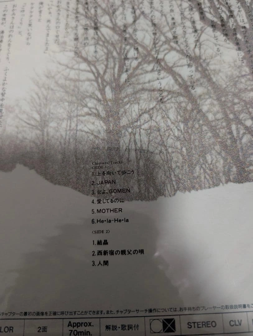 長渕剛 レーザーディスク 2枚セットの写真6枚目