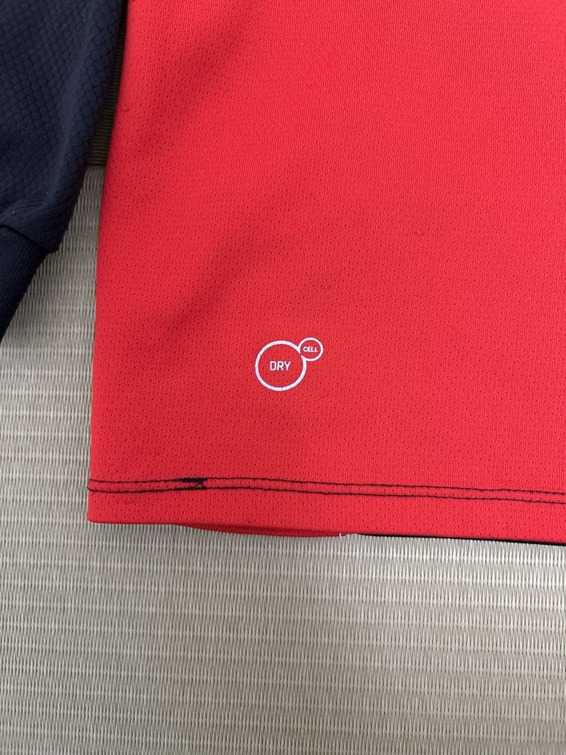 PUMA プーマ 長袖 サッカーシャツ ブラック レッド フットサルの写真7枚目