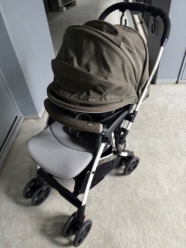 Smart Angel A型ベビーカー　オリーブデニムの写真2枚目