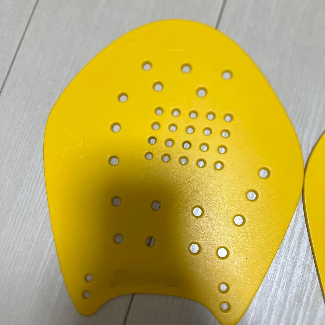 値下げ！STROKEMAKERS ハンドパドル サイズ2 イエローの写真2枚目