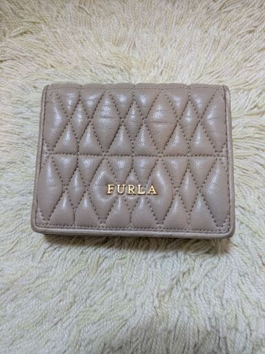 【FURLA】フルラ キルティングレザー 二つ折り財布 / マトラッセ コンパクトウォレット