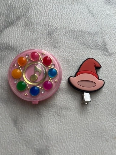 おジャ魔女どれみ 見習いタップ ミラー 前髪クリップ