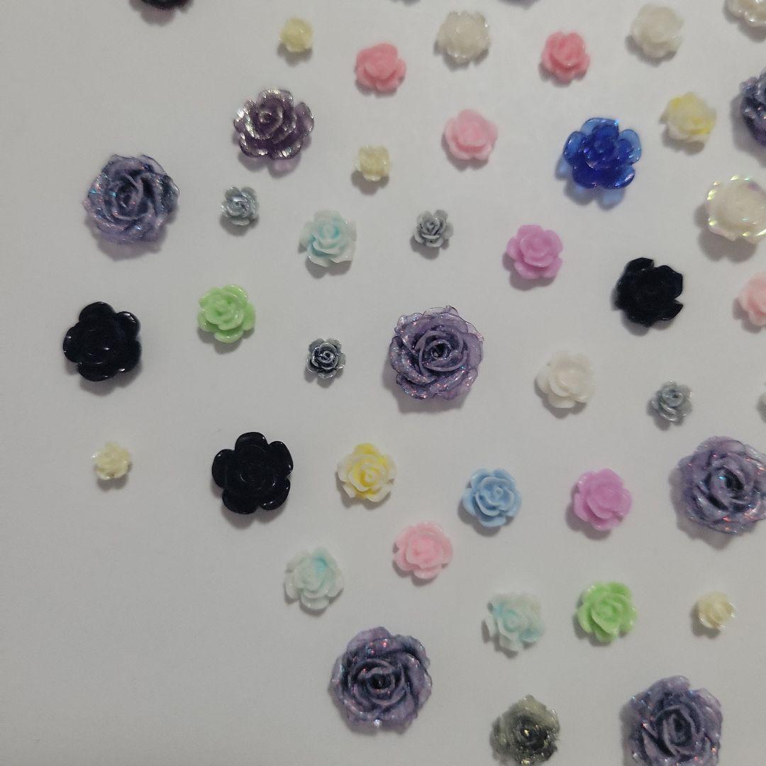 ネイルパーツ 薔薇 まとめ売りの写真2枚目