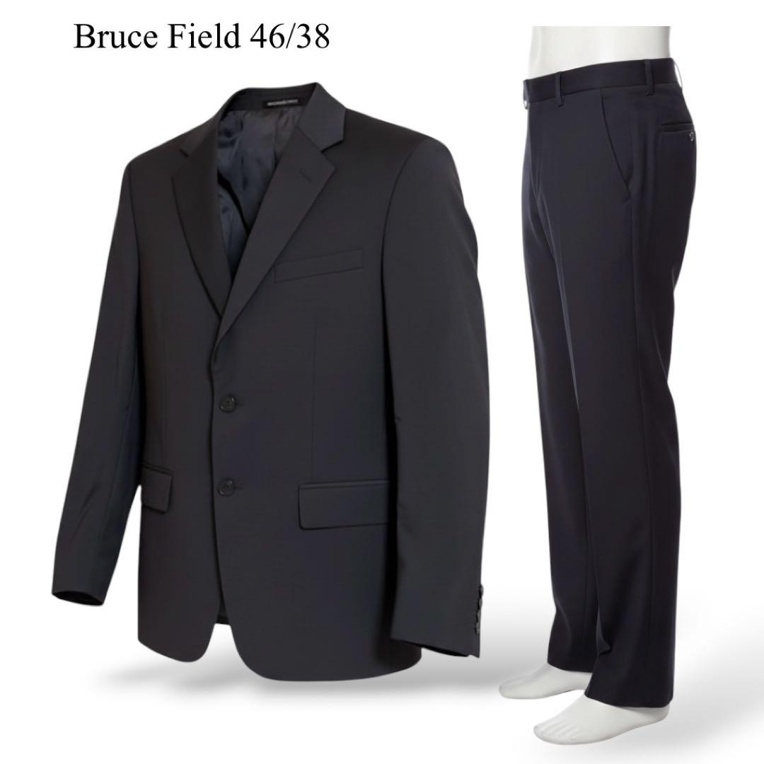 美品 Bruce Field スーツ Cerruti ウール100% 46/38