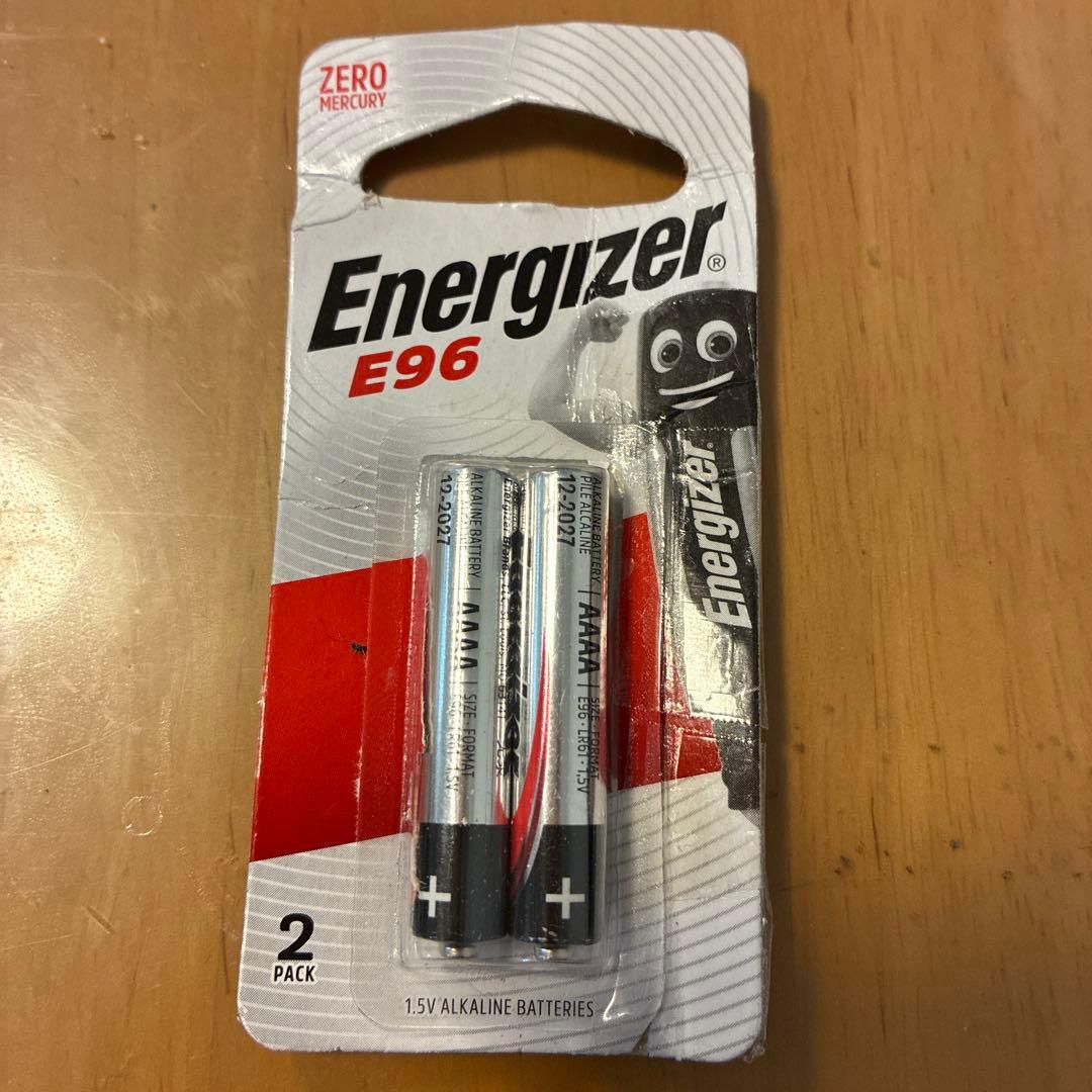チャレンジタッチペン 単6 Energizer E96 AAAA アルカリ乾電池 2本