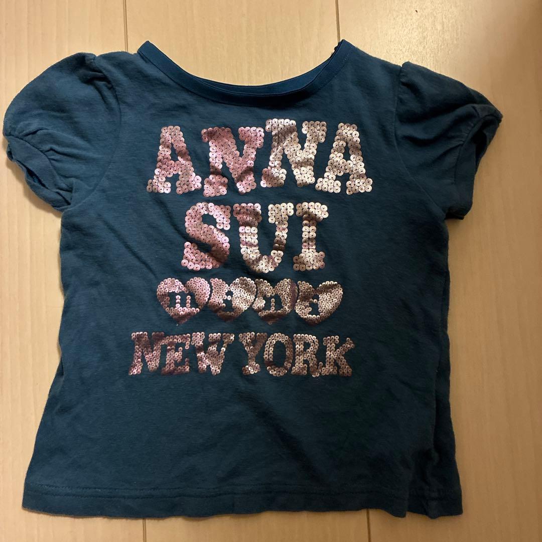 ANNA SUI NEW YORK スパンコールTシャツ